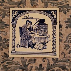 Delft Apothecary Tile